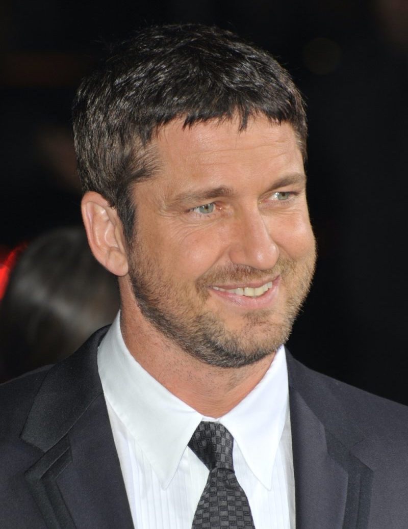 Caesar Cut Hairstyle Men Gerard Butler