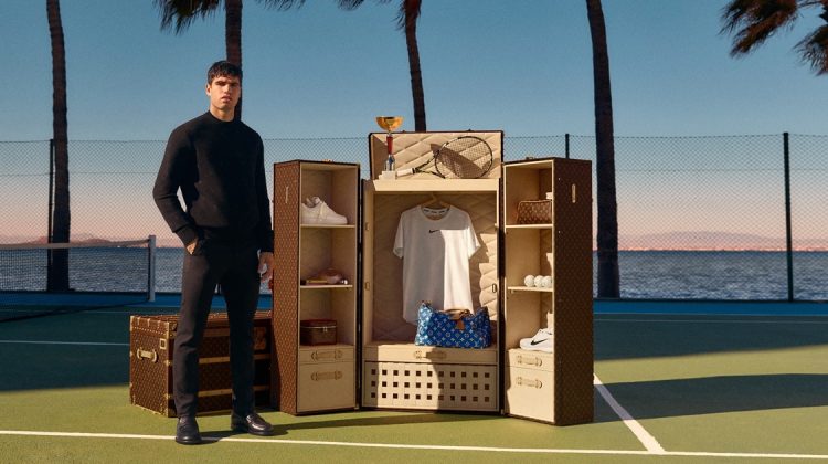 Carlos Alcaraz’s Louis Vuitton Malle Vestiaire Collaboration