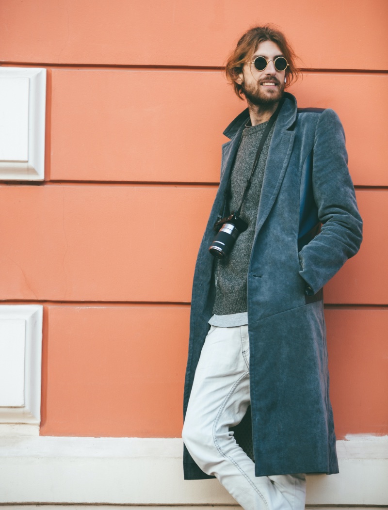 In the revival of classic textures, a well-chosen corduroy coat adds a distinguished edge to the modern wardrobe. 