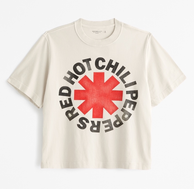Cropped Red Hot Chili Peppers Graphic Tee