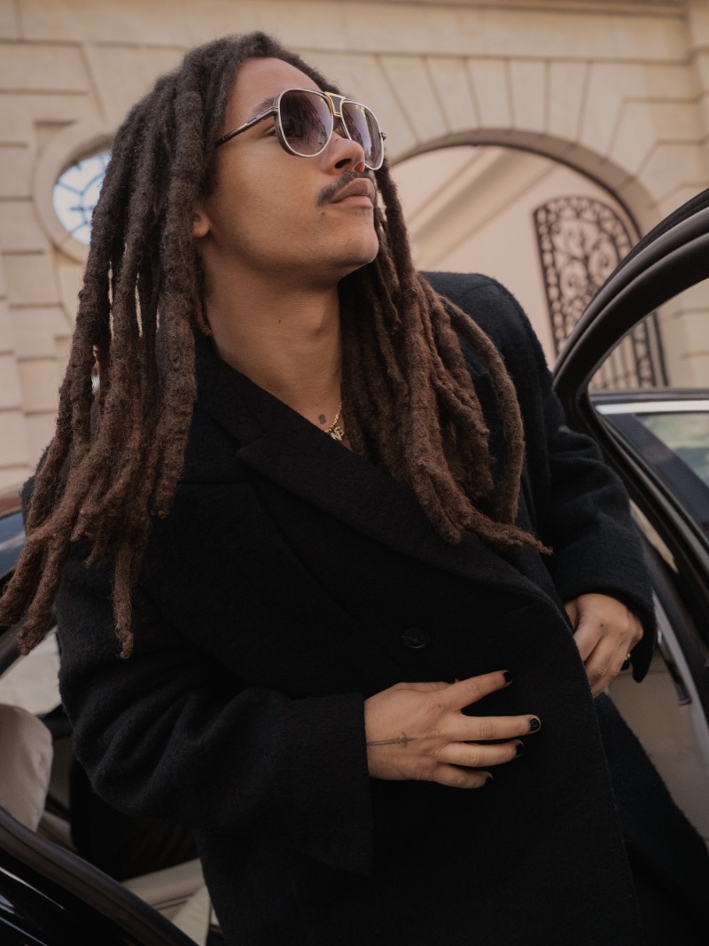 Luka Sabbat is a chic vision for DITA's eyewear campaign. 