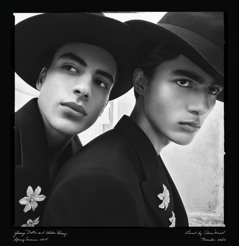 Yoesry Detre and Akbar Shamji appear in Dolce & Gabbana's spring-summer 2024 campaign.