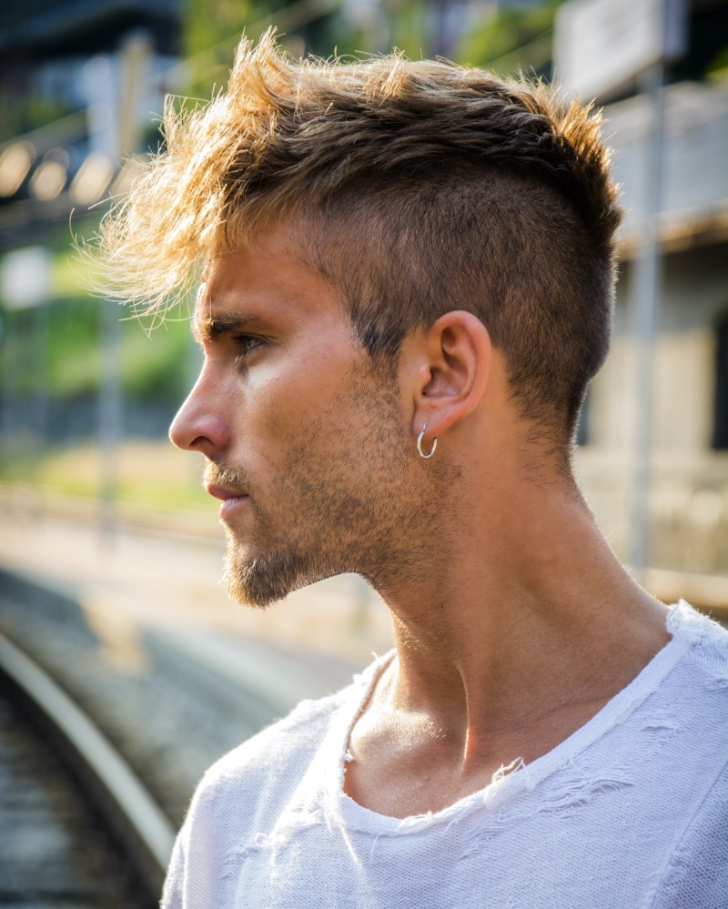 French Crop Drop Fade Haircut Men