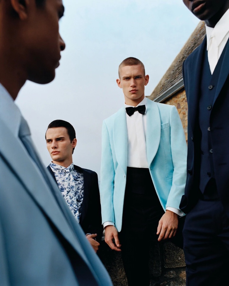 Fursac showcases formal wear for its spring-summer 2024 campaign.