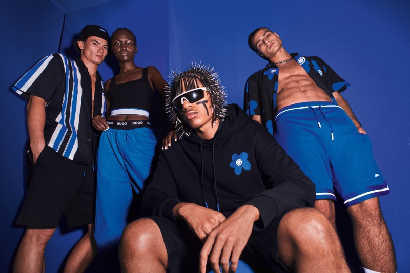 Teezo Touchdown leads HUGO BLUE's spring-summer 2024 campaign.