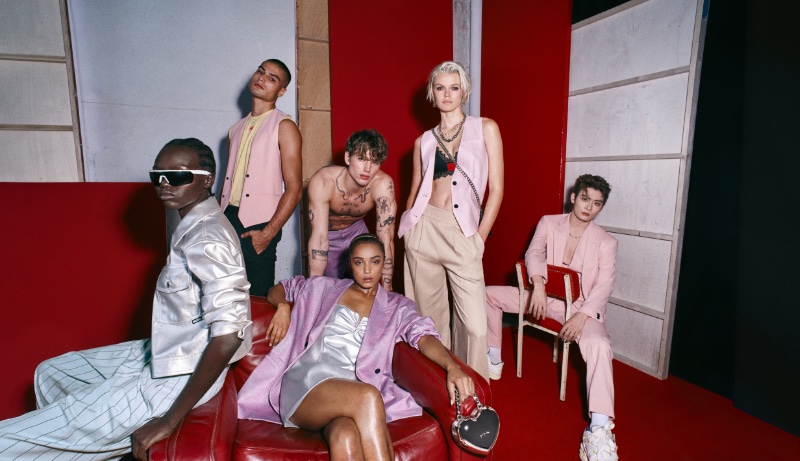 HUGO embraces pastel hues and tailoring for its spring-summer 2024 campaign.