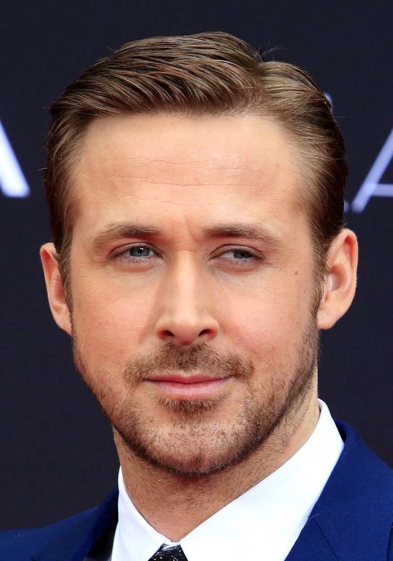 Ivy League Cut Hairstyle Men Ryan Gosling