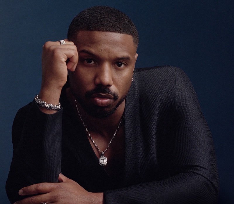 David Yurman brand ambassador Michael B. Jordan stars in the brand's spring 2024 advertisement. 