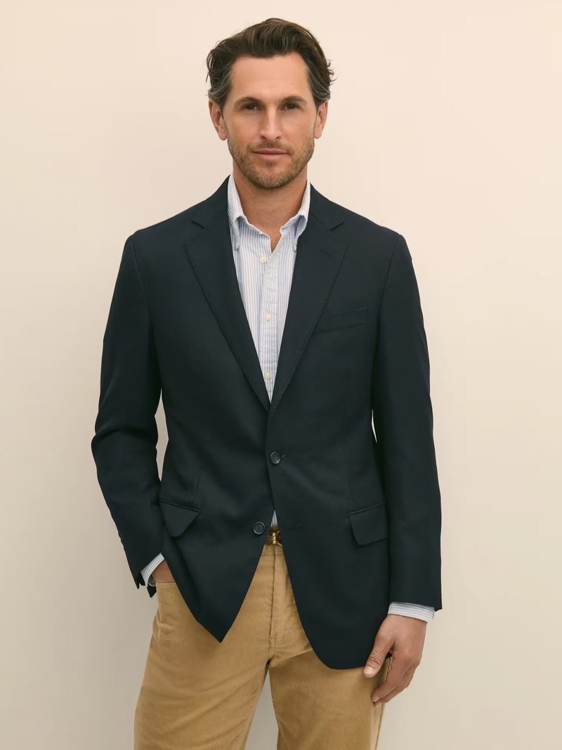 smart casual hopsack sport coat Brooks Brothers
