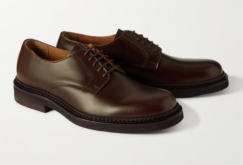 smart casual leather derby shoes Mr Porter Mr P