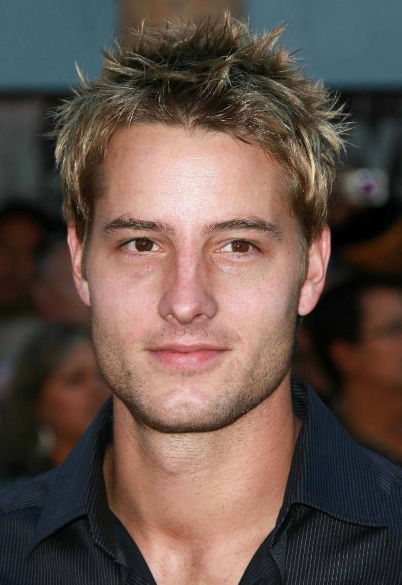 Spiky Hair Justin Hartley