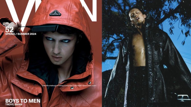 Troye Sivan Covers VMAN, Dons Sporty Prada Outfits