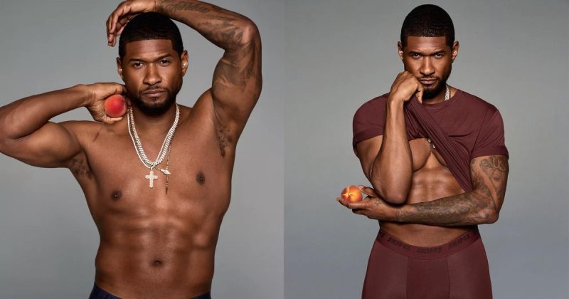 Usher SKIMS Advertisement Underwear 2024