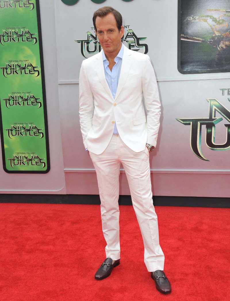 Will Arnett White Suit Men