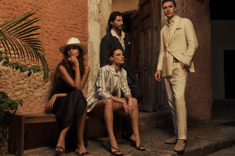 Brunello Cucinelli unveils its spring-summer 2024 campaign.