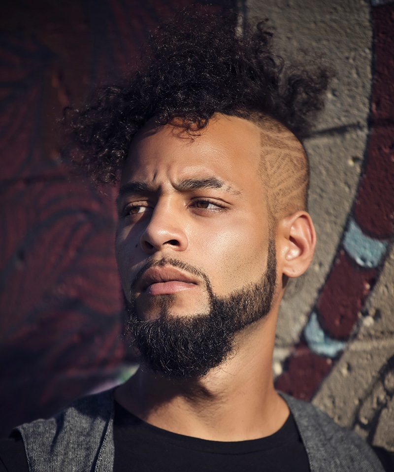 Curly Mohawk Black Men