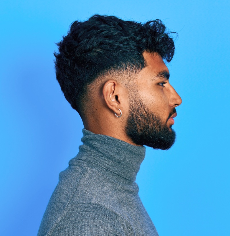 Curly Top Low Fade Haircut