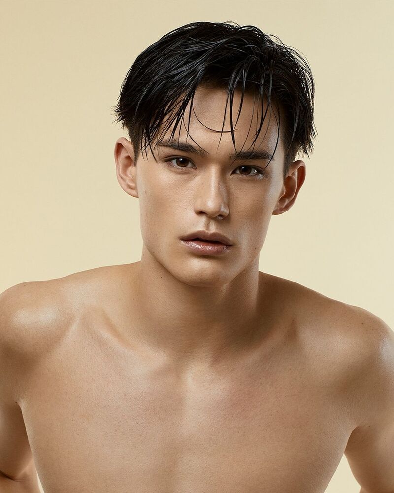 Model Alex Schlab is the face of Dolce & Gabbana's Millennialskin On-The-Glow Tinted Moisturizer.