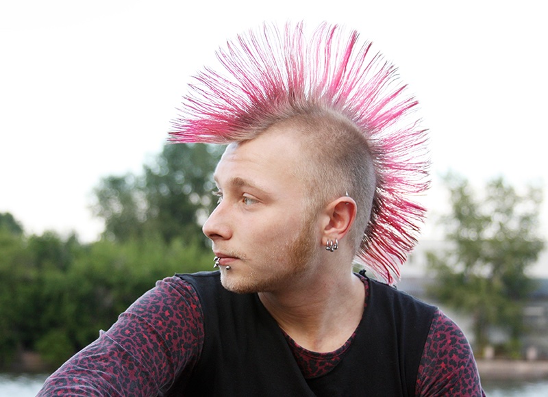 Fan Mohawk Pink