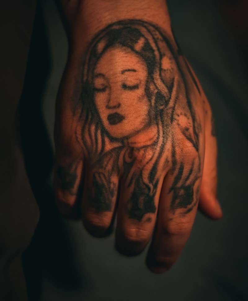 Finger Hand Tattoo