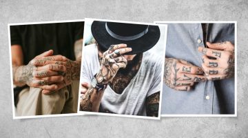 Finger Tattoos for Men: Digits Defined by Bold Ink