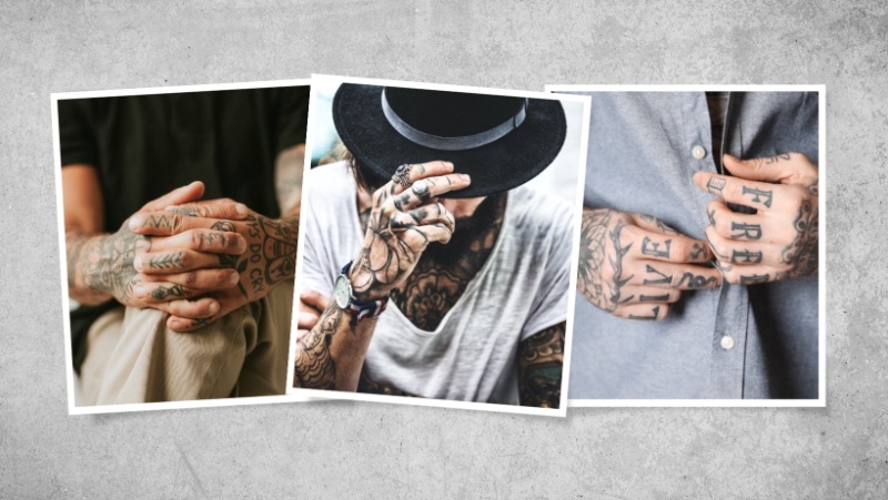 Finger Tattoos for Men