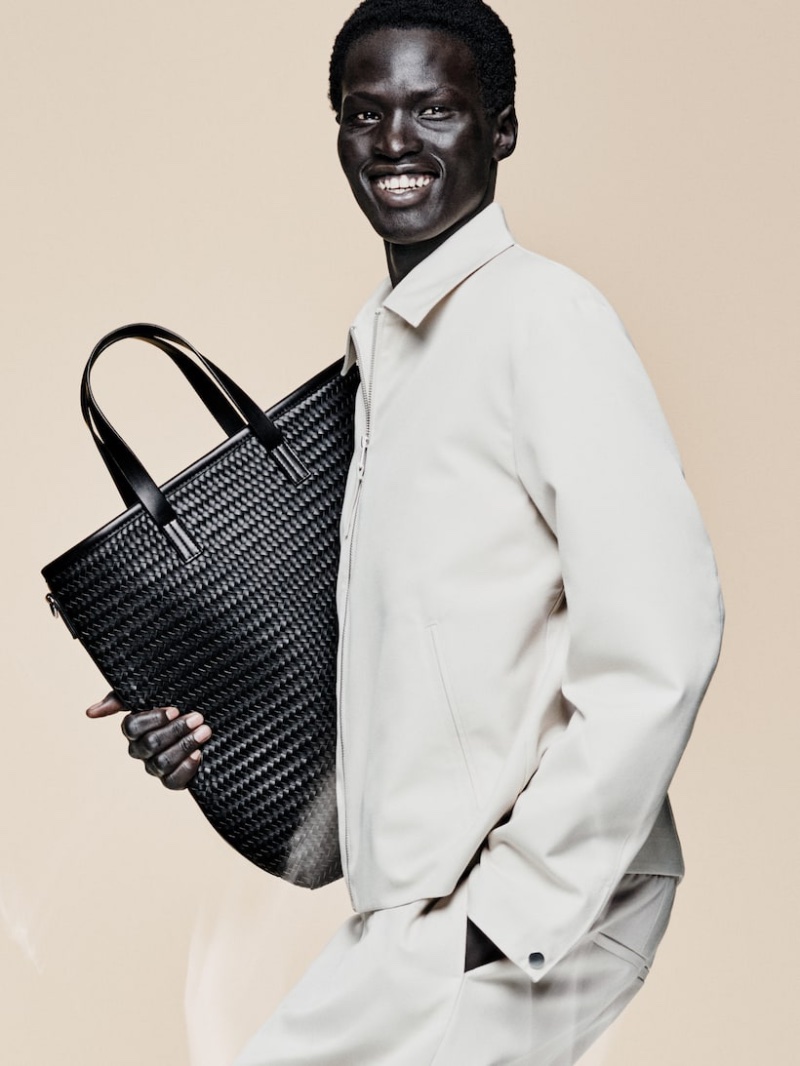 Mamuor Awak stars in H&M's spring 2024 campaign. 