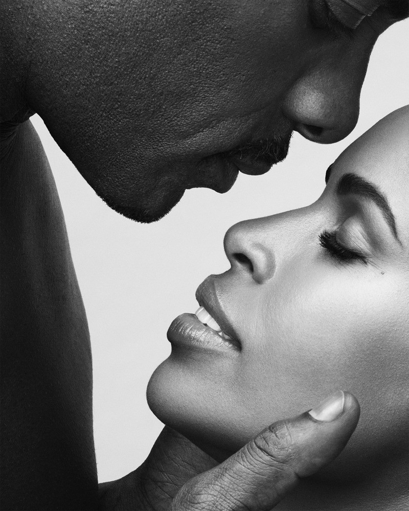 Idris and Sabrina Elba front the Calvin Klein Eternity Aromatic Essence campaign.