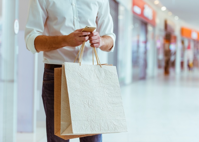 Man Shopping Bags