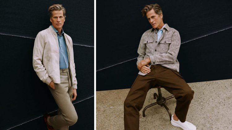 Mark Vanderloo Dons Modern Menswear for Holt Renfrew