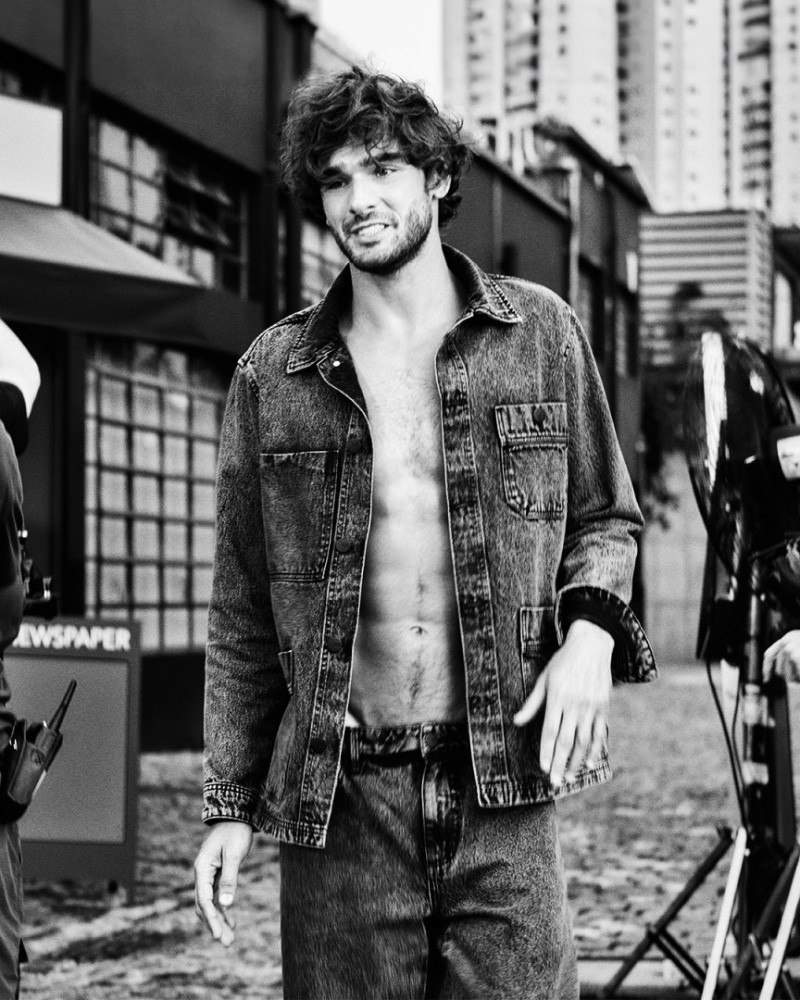 Behind the Scenes: Marlon Teixeira brings a casual, urban cool to the Colcci fall 2024 campaign. 