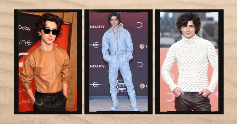 Timothee chalamet dune part two outfits press tour 2024 featured