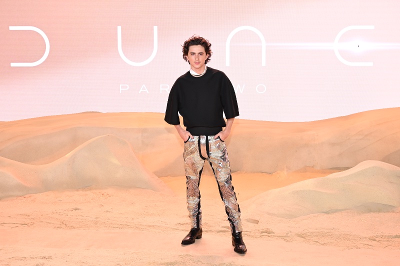 Timothee Chalamet Haider Ackermann Dune Part Two World Premiere London 2024