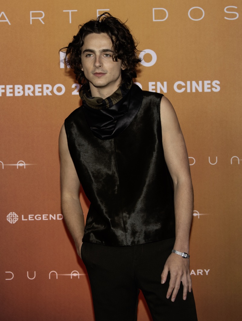 Timothee Chalamet Hermes Dune Part Two Mexico