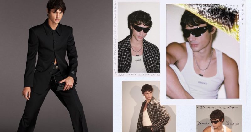 Versace spring summer 2024 campaign men