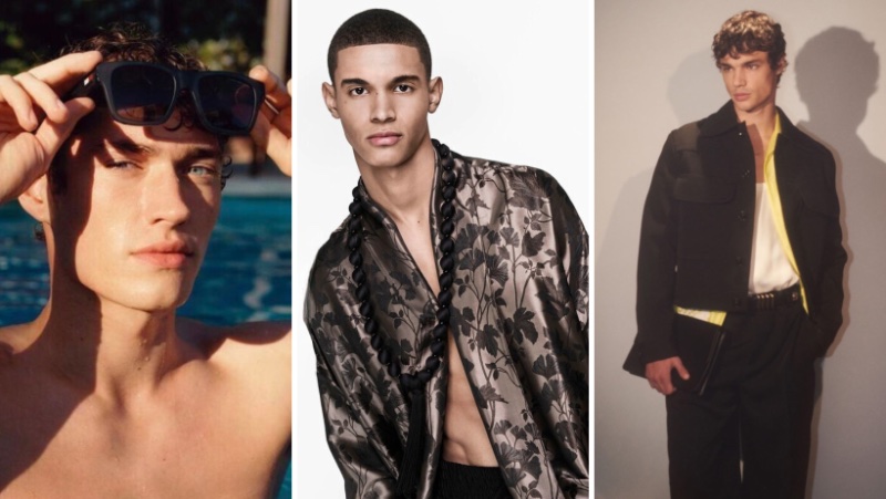 Week in Review: Valentin Humbroich for Tommy Hilfiger spring-summer 2024 eyewear campaign, Paul Philetas for Emporio Armani spring-summer 2024 ad, and Fernando Lindez for Versace spring-summer 2024 advertisement.
