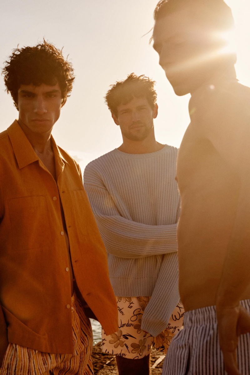 Zara unveils its new beachwear collection for men.