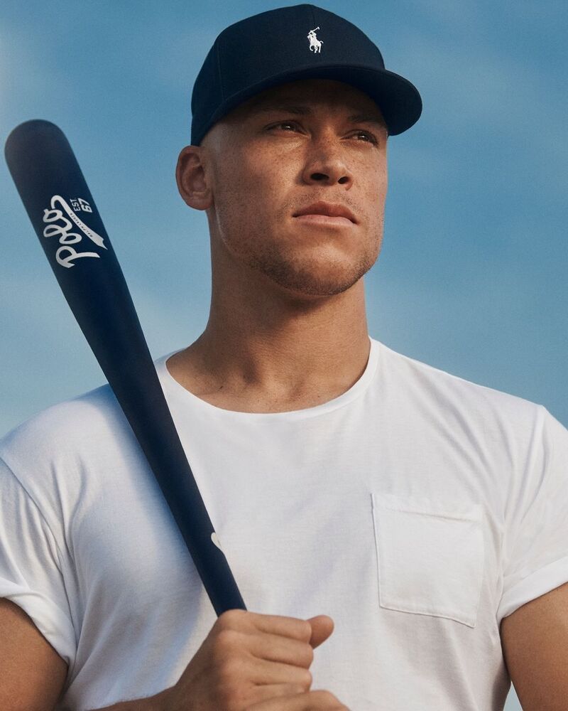 Aaron Judge fronts the Polo 67 fragrance campaign.