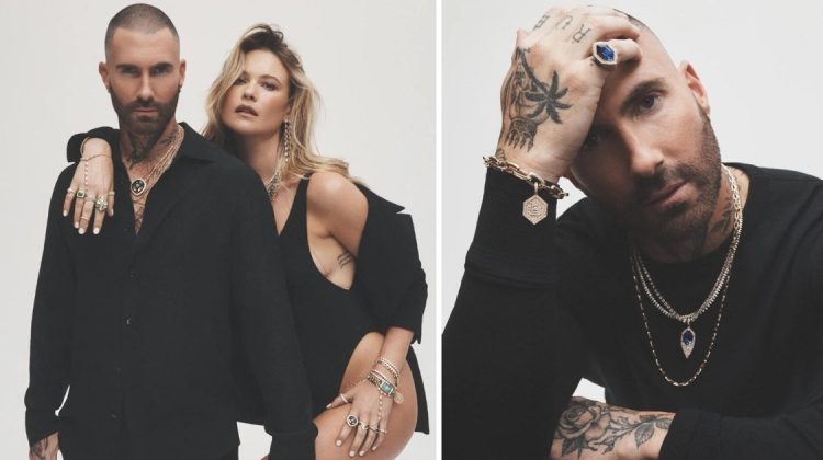 Adam Levine Dons Jacquie Aiche Jewelry for Rebel Heart Ad