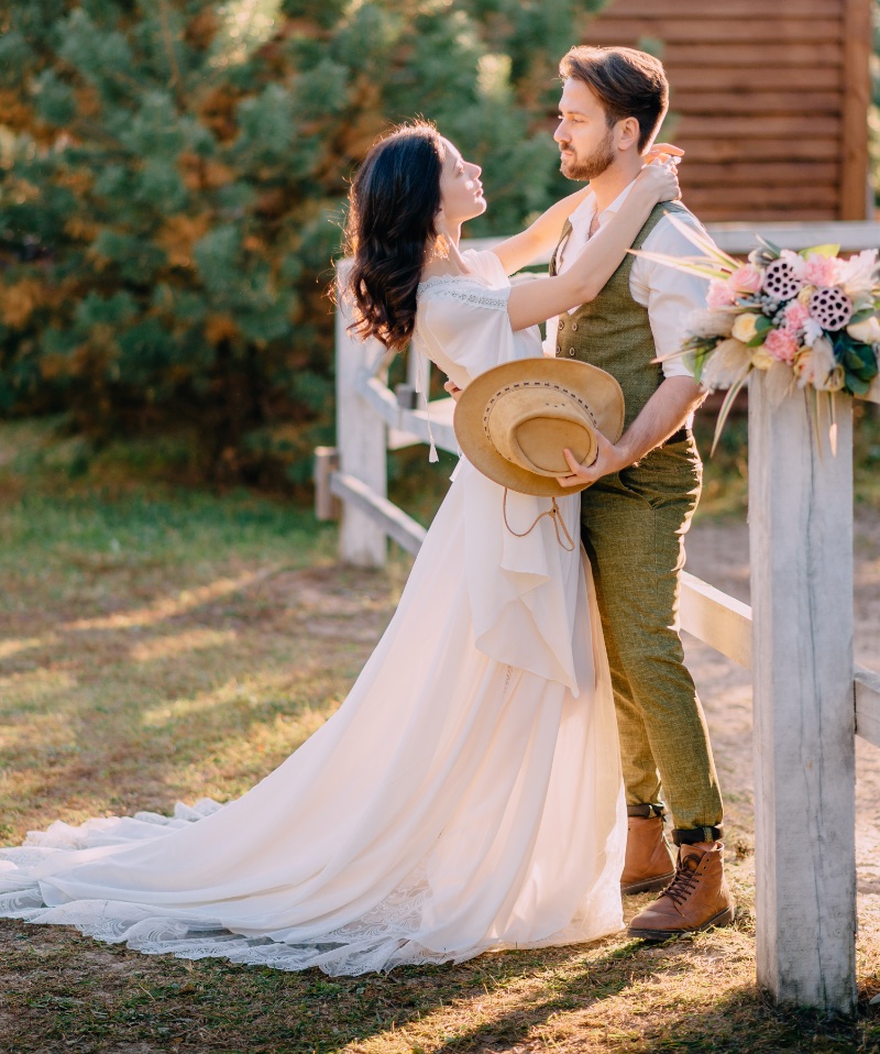 Boho Groom Attire Leather Boots