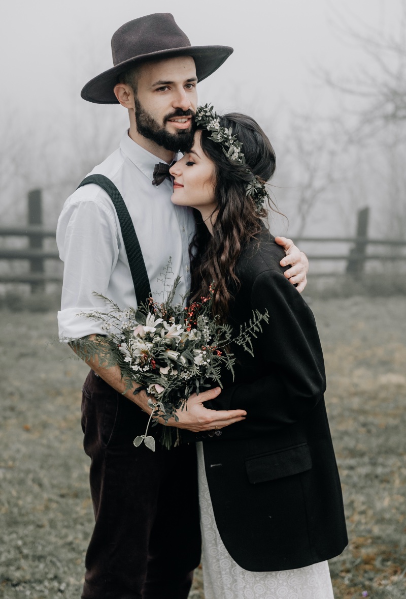 Boho Groom Attire Suspenders