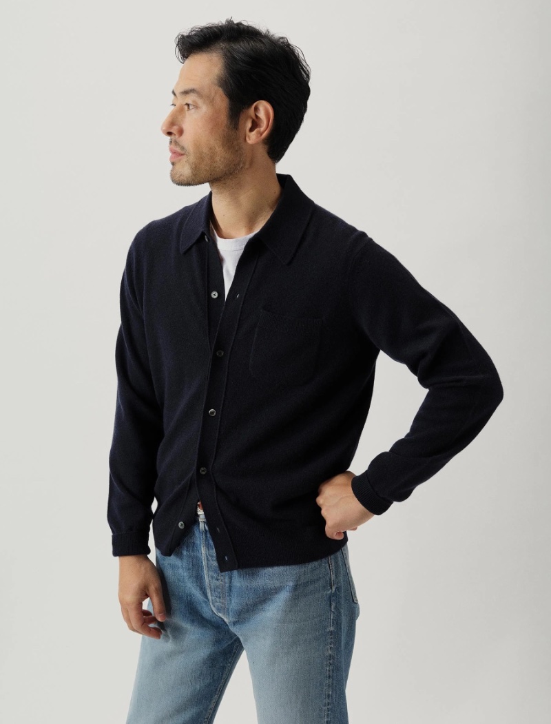 Cashmere Button-down Sweater Buck Mason