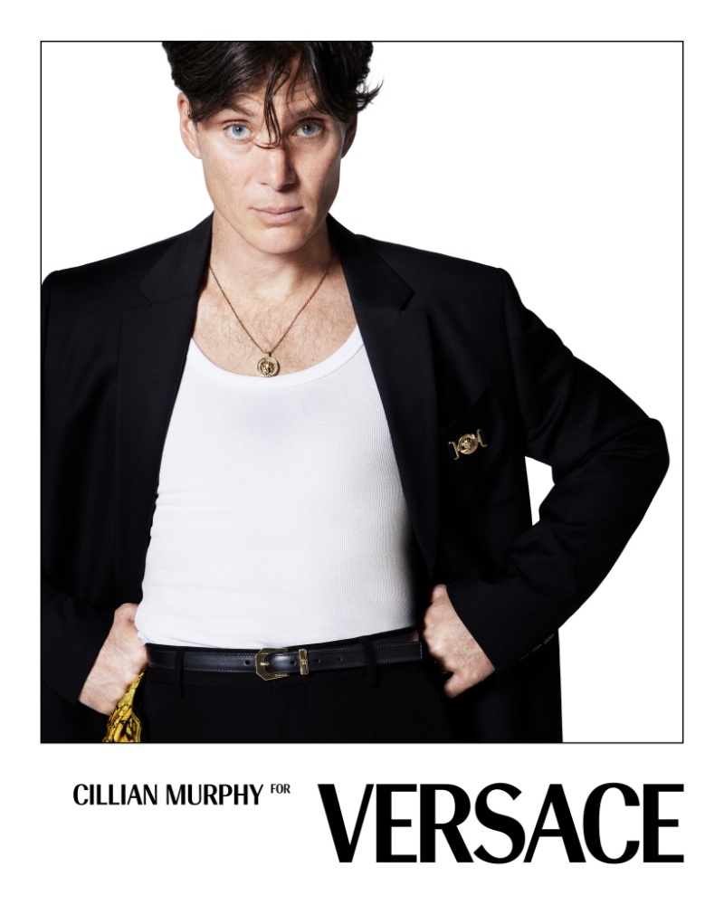 Cillian Murphy fronts the Versace Icons advertisement.
