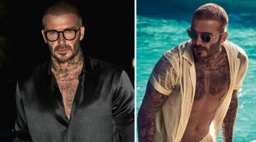 Eyewear by David Beckham Embraces Resort Flair for 2024 Ad
