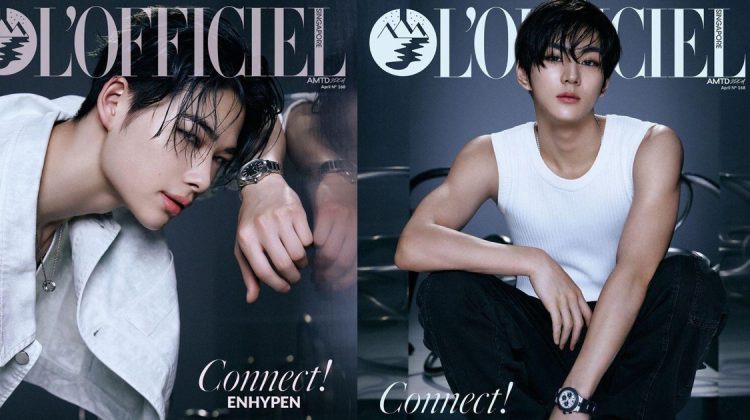 ENHYPEN’s Jungwon & Ni-ki Cover L’Officiel Singapore