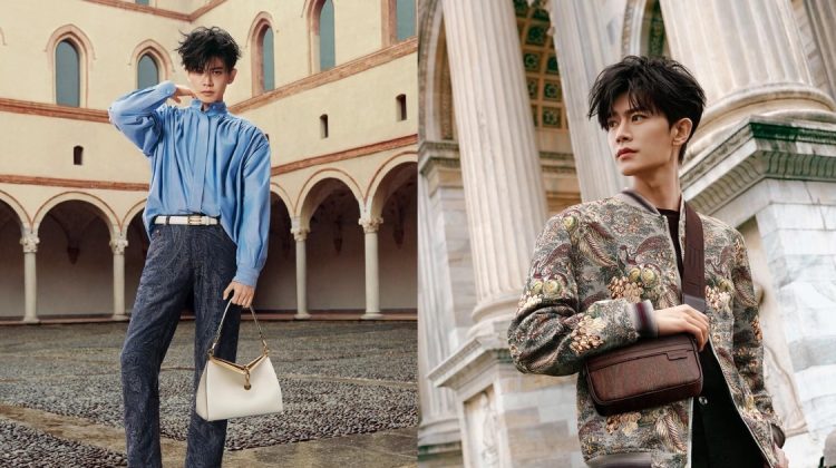 Ren Jialun Returns for Etro Spring 2024 Campaign