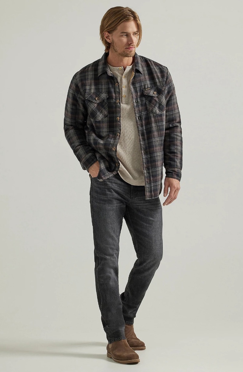 Flannel Shirt Jacket Wrangler