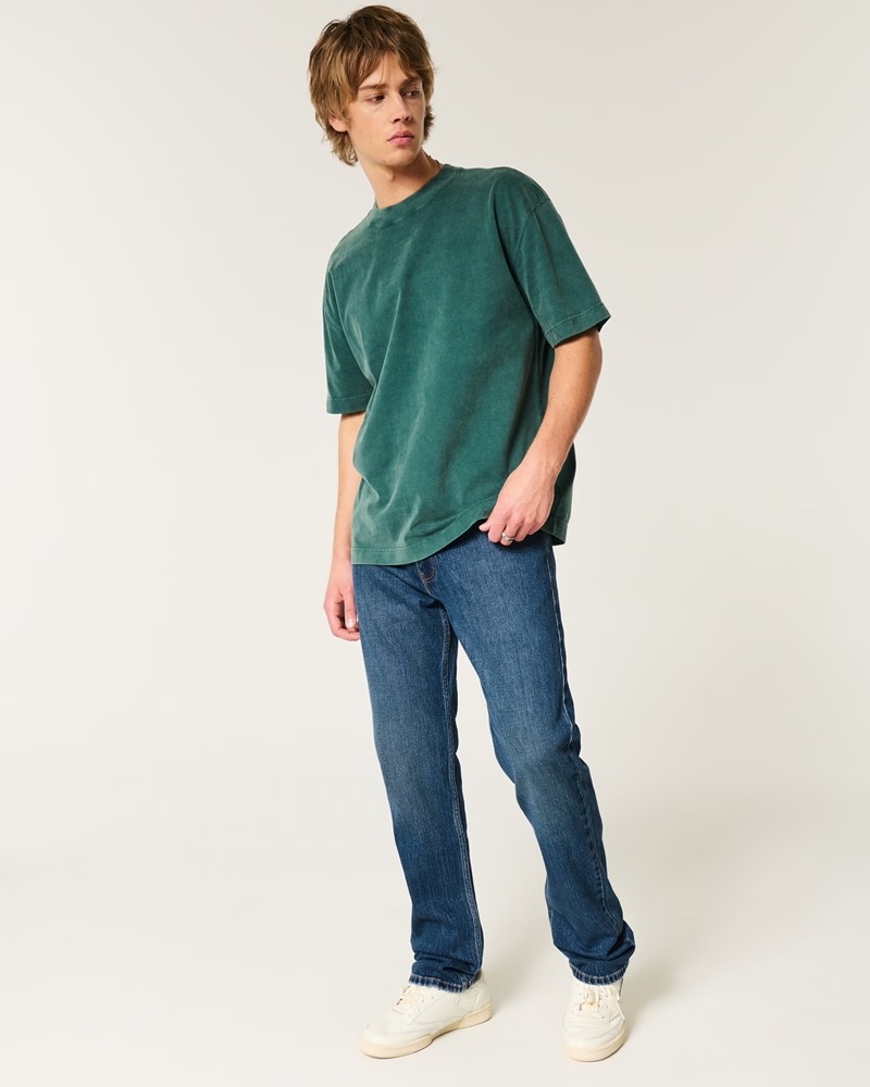 Hollister dark wash slim straight jeans » Types of Jeans for Men: Key Jean Fits & Styles Explained Hollister dark wash slim straight jeans