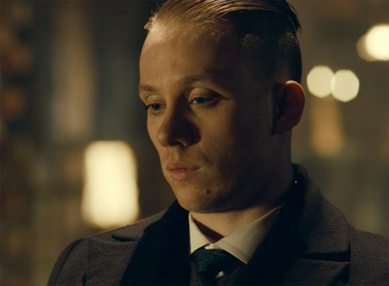 Joe Cole wears a Short Crop as John Shelby in Peaky Blinders.