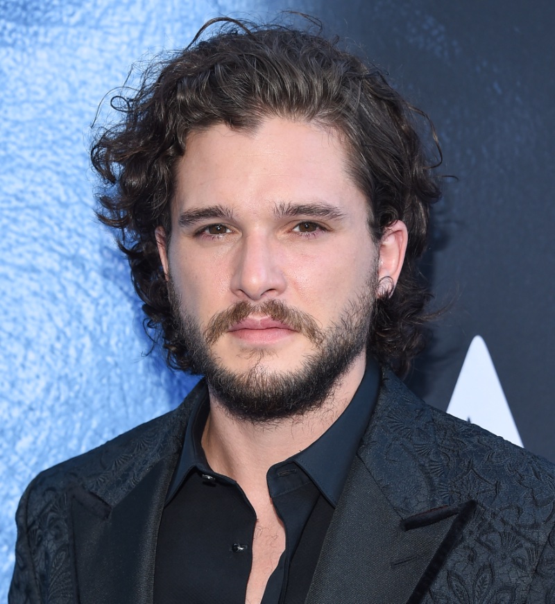 Kit Harington Curly Hair